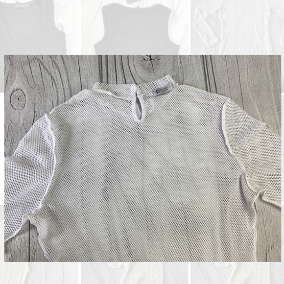 BEGINNING BOUTIQUE Tomorrowland Mesh Dress White - Picture 7 of 8